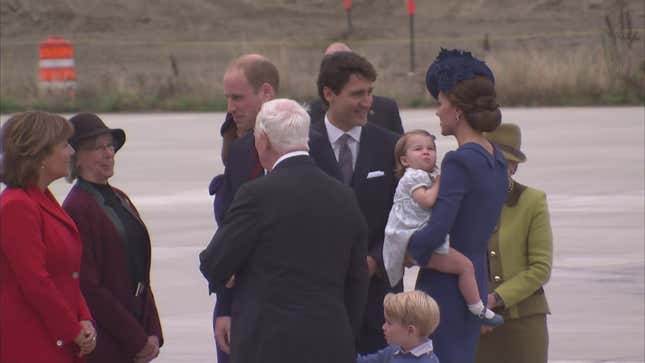 Prince George to Justin Trudeau: Please Keep Your Filthy Peasant Hands Away From Me