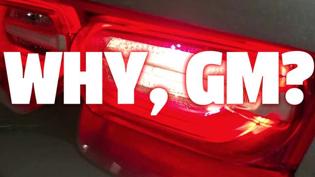 Image for article titled The Biggest Issue In Modern Taillightdom Still Rages On And GM Remains Silent