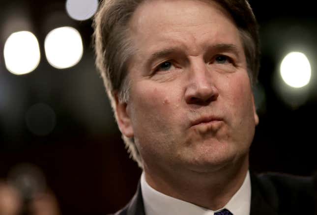 Image for article titled Assholes Who Lined Up to Have Dinner With Brett Kavanaugh Heard Christine Blasey Ford's Testimony Again