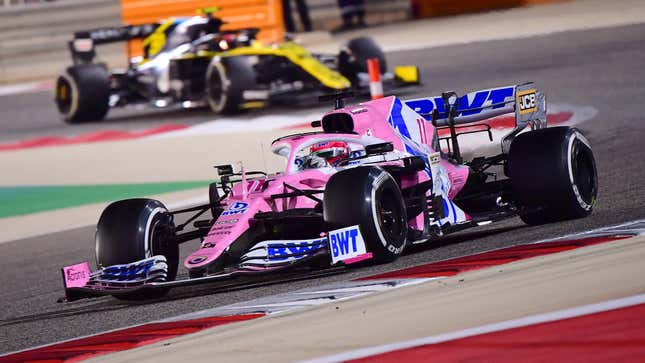 Image for article titled Racing Point&#39;s Sergio Perez Takes His First-Ever F1 Win At The Chaotic Sakhir Grand Prix