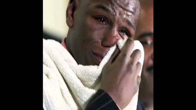 This Is Painful: Floyd Mayweather Struggles To Read A Brief Radio Drop