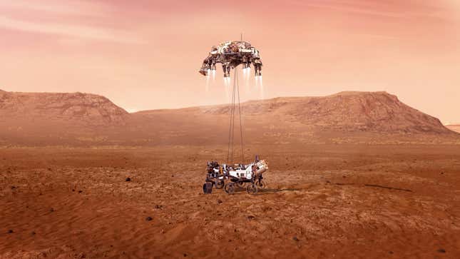 From the moment the rover crunches down, its microphones will be recording sound.