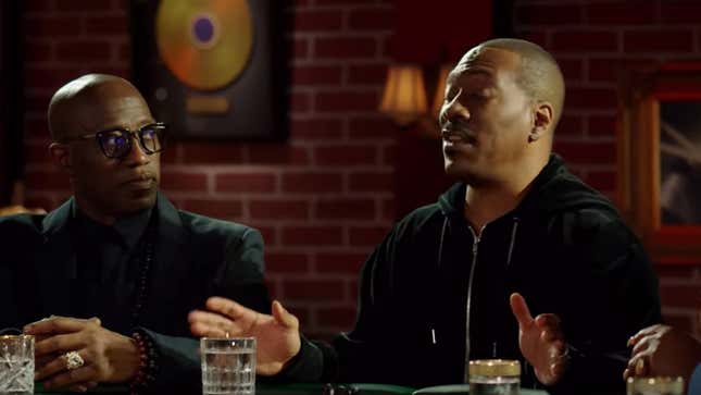 Wesley Snipes and Eddie Murphy in Dolemite Is My Name roundtable 