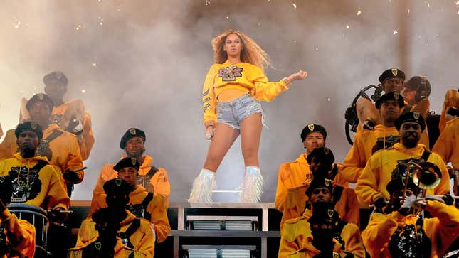 Beyonce Knowles performs onstage during 2018 Coachella Valley Music And Arts Festival on April 14, 2018 in Indio, California.