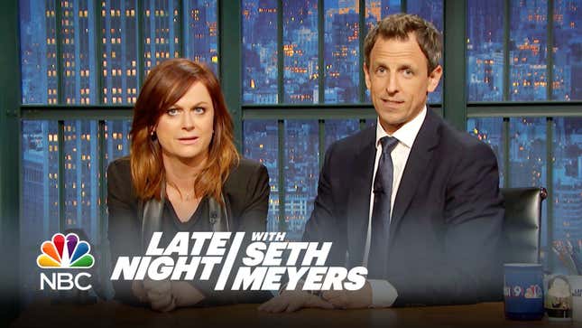 Amy Poehler And Seth Meyers Burn <i>SI</i> Writer Who Dislikes Women's Sports