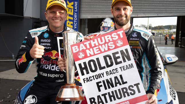 Image for article titled Shane van Ginsbergen and Garth Tander Take Victory At 2020 Bathurst 1000