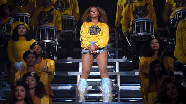 Beyonce Knowles performs onstage during 2018 Coachella Valley Music And Arts Festival Weekend 1 on April 14, 2018 in Indio, California.