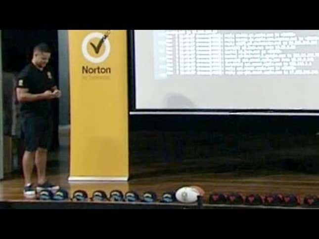 Jarryd Hayne Stands Helplessly As High Schoolers Accidentally See A Whole Bunch Of Porn<em></em>