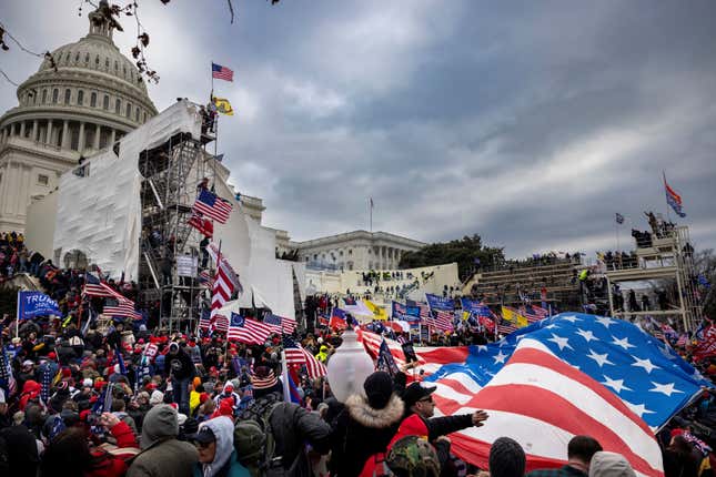 Image for article titled Man Charged With Storming the Capitol Formerly Worked for the FBI and Held Top Secret Clearance