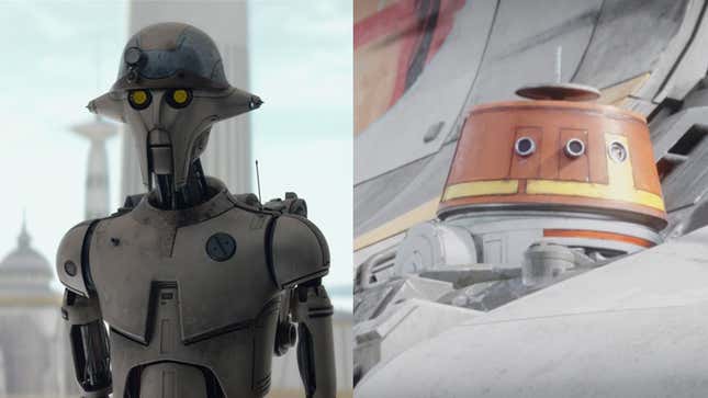 Image for article titled Ahsoka's Droids Are Its Best Animated Adaptation So Far
