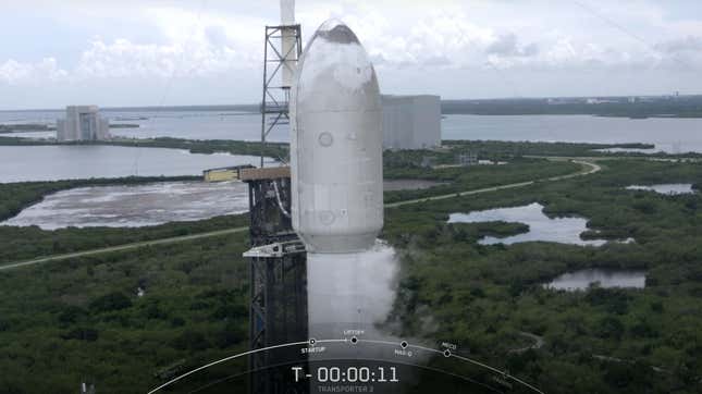Image for article titled SpaceX Had To Call Off A Launch Only A Few Seconds Before Liftoff