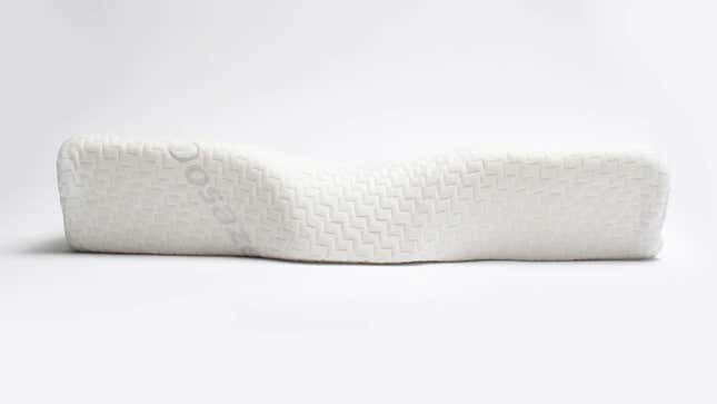 Image for article titled The Dosaze Curved Orthopedic Memory Foam Pillow Made Me Excited To Go to Bed