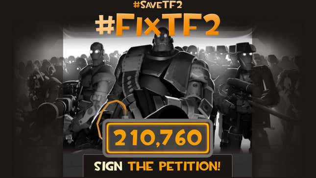 A screenshot of the website for Fix TF2.