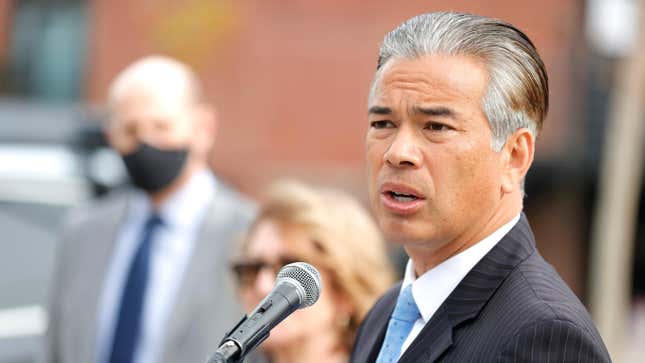 California Attorney General Rob Bonta