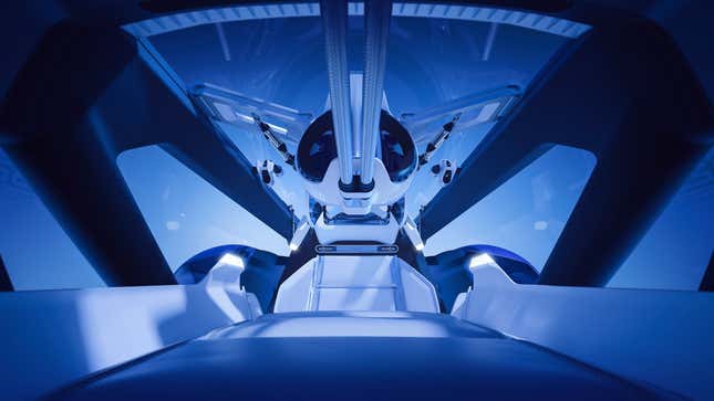 Interior detail of the Renault Filante Record 2025 Concept