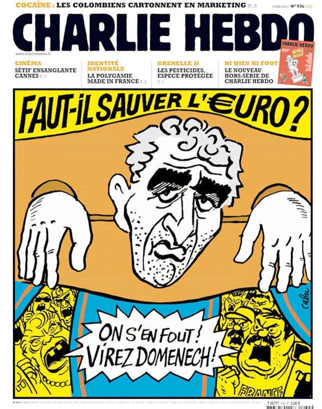 The powerful homage to Charlie Hebdo from the world of sports it ridiculed