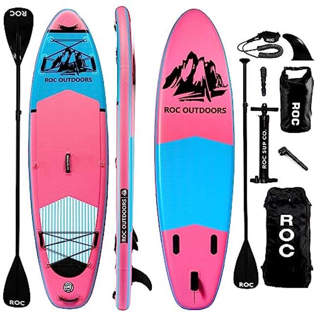 Image for article titled Unleash Adventure with 63% Off Roc&#39;s Premium Inflatable Paddle Board