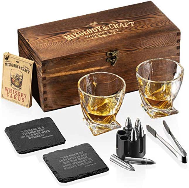 Elevate Your Whiskey Experience with Mixology Whiskey Stones Gift Set