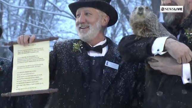 Image for article titled The Groundhog Is Clueless But I Respect Him Anyway