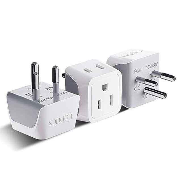 Image for article titled Ceptics Thailand Travel Adapter with Dual Usa Input (Type O) Ultra Compact, Now 99.52% Off