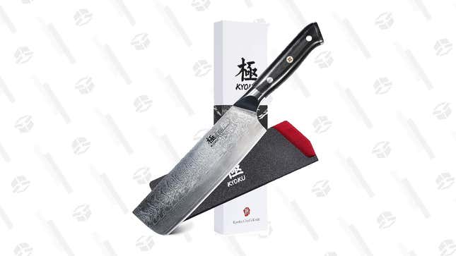 Kyoku Damascus Chef Knife | $65 | Promo Code KYOKU63K + Clip Coupon