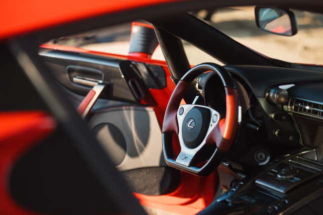 Image for article titled Millionaires, Go Bid On The Reddest Lexus LFA You&#39;ve Ever Seen