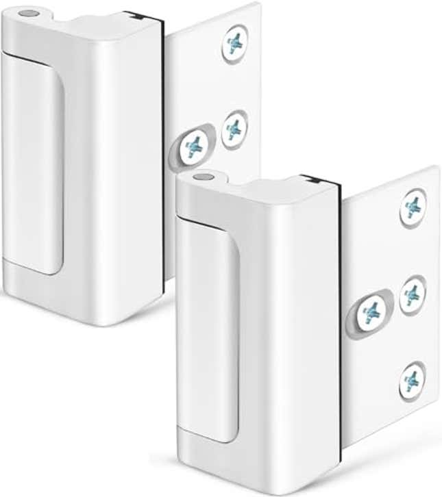 Image for article titled Home Security Door Lock Door Reinforcement Lock Door Locks for Kids Safety Flip Door Lock Latch Childproof Night Lock Door Security Front Door Child Safety Lock (2, Now 23% Off