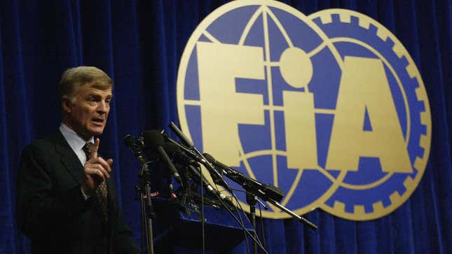 Image for article titled Could You Run For FIA President?