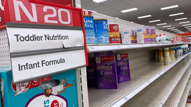 Image for article titled Republicans Are Weaponizing the Baby Formula Shortage, While Parents Panic