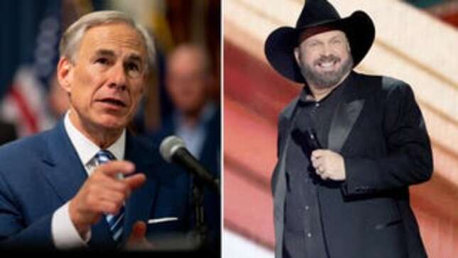 Greg Abbott Shares Fake Story About Garth Brooks Getting Booed in Fake Texas Town