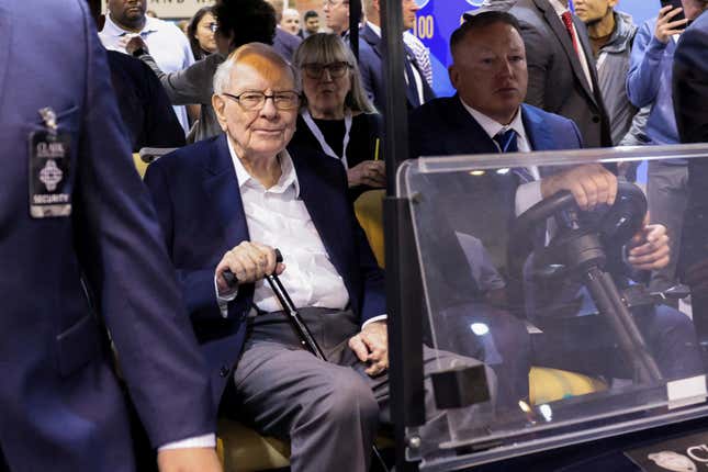 Berkshire Hathaway chief Warren Buffett.
