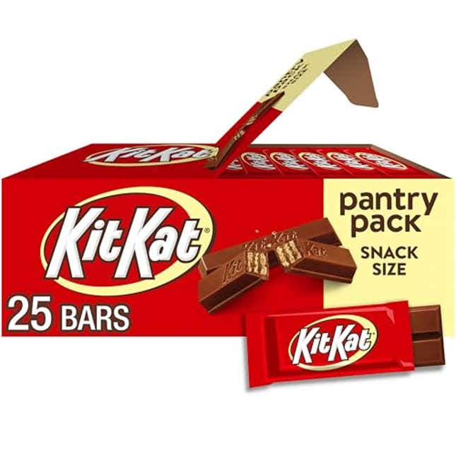 Image for article titled KIT KAT Milk Chocolate Wafer Snack Size, Now 39% Off