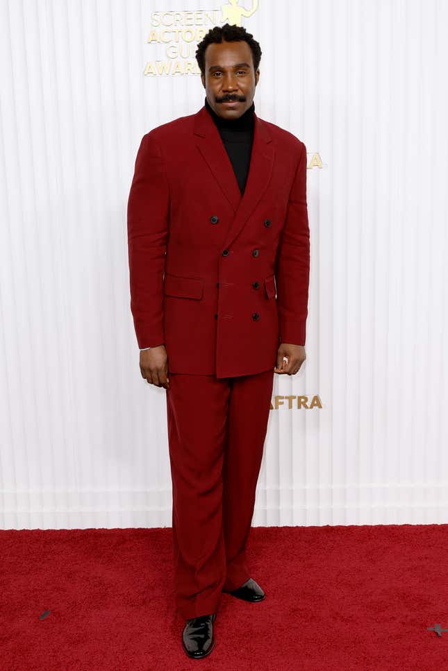 Image for article titled Black Stars Who Shut Down the 2023 SAG Awards Red Carpet