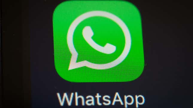 Image for article titled WhatsApp Is Working on Offering Disappearing Photo and Video Messages on iOS and Android