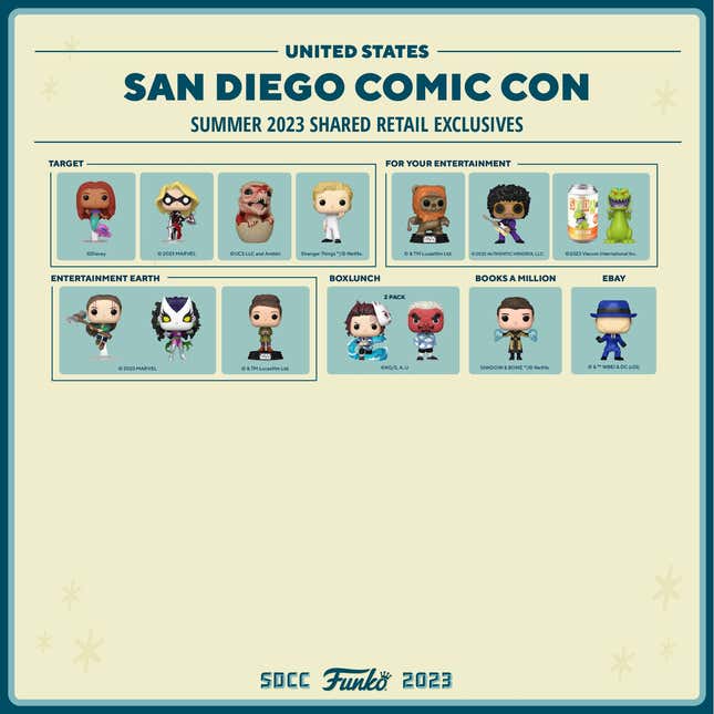 Yesterdays San Diego Comic-Con 2023 Exclusives [UPDATE July 17