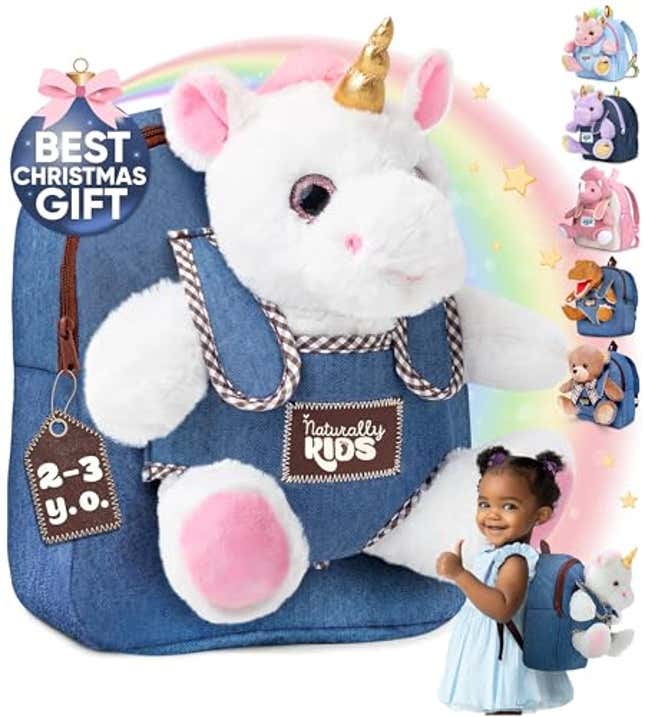 Image for article titled Naturally KIDS Unicorn Toys Gifts for 2 Year Old Girls, Now 35% Off