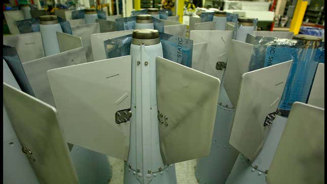 Boeing-manufactured JDAM tail sections