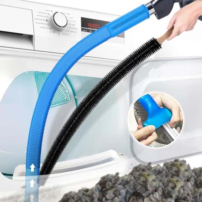 Image for article titled PetOde 2 Pieces Dryer Vent Cleaner Kit Compatible with All Vacuum Cleaner, Now 38% Off