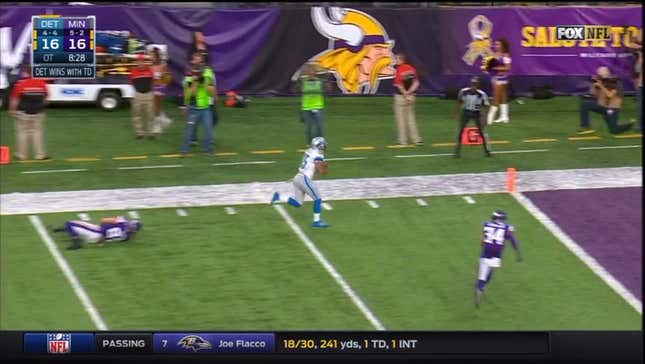 Golden Tate Humiliates Three Vikings Defenders, Scores In Overtime