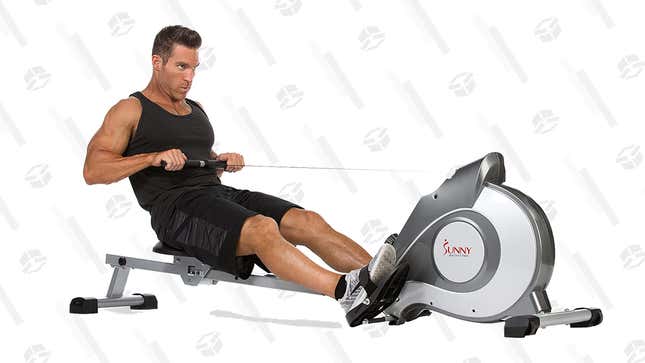 Sunny Health &amp; Fitness Magnetic Rowing Machine With LCD Monitor | $225 | Amazon