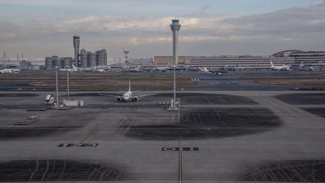 The tarmac at Haneda Airport