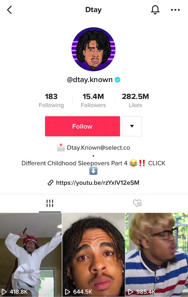 Image for article titled TikTok&#39;s 17 Top Black Content Creators