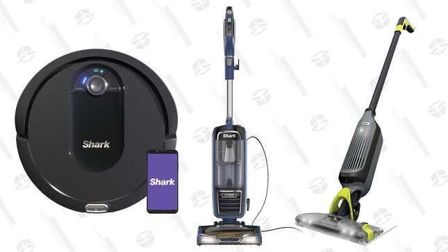 Shark Rotator ZU632 Upright Vacuum | $230 | Amazon
Shark VM252P10 Pro+ Cordless Vacuum Mop | $80 | Amazon
Shark AV933 Robot Vacuum | $250 | Amazon