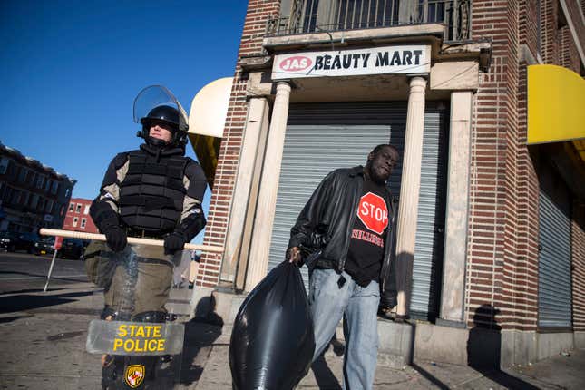 Image for article titled These images reveal what many Baltimore residents actually did today