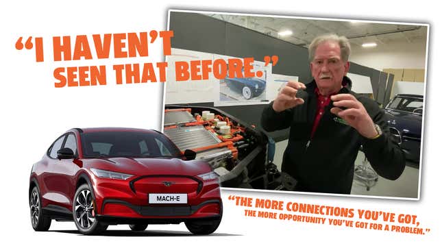 Image for article titled Watch Sandy Munro Do An Initial Teardown Of The Ford Mustang Mach-E&#39;s Battery Pack UPDATED