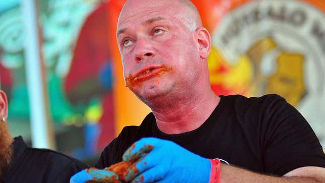 This man won’t even look at a boneless wing