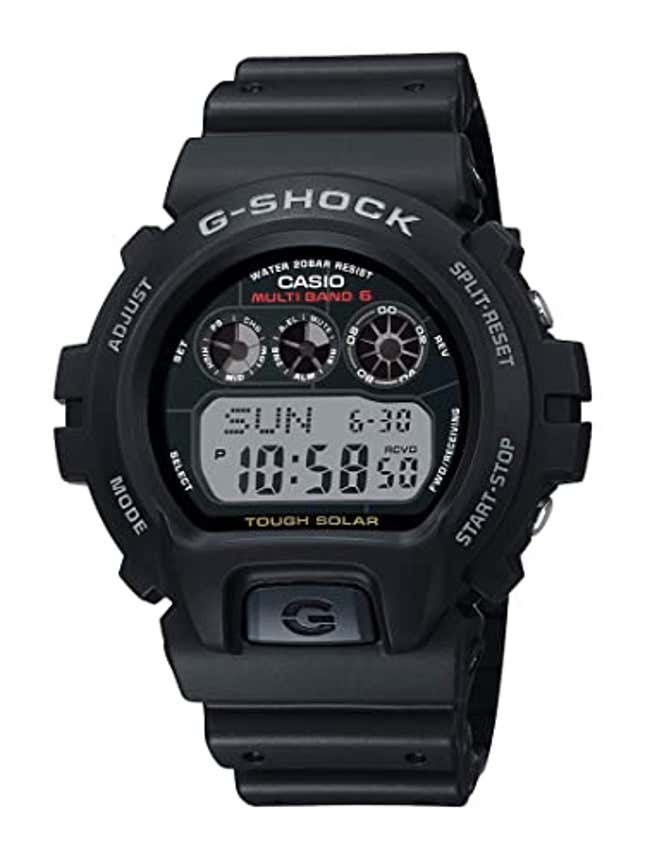 Image for article titled Casio G-Shock GW6900-1 Men&#39;s Tough Solar Black Resin Sport Watch, Now 36% Off