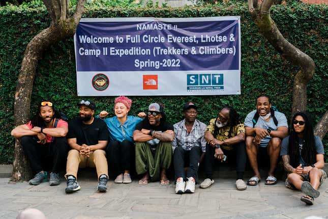 From left to right: Eddie Taylor, Thomas Moore, Rosemary Saal, James “KG” Kagami, Phil Henderson, Fred Campbell and Manoah Ainuu. 