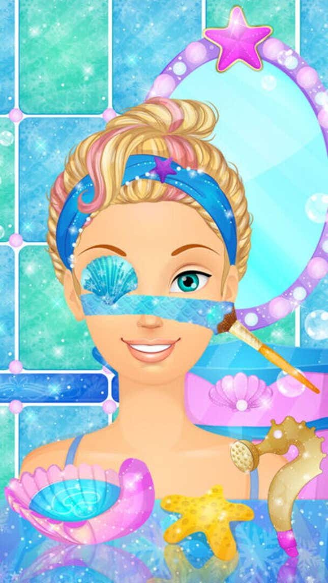 Ice Princess Mermaid Salon: Girls Makeover Games Screenshots and Videos ...