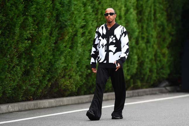 Image for article titled Best-dressed Black Man? Formula 1 Racer Lewis Hamilton&#39;s Tightest Looks